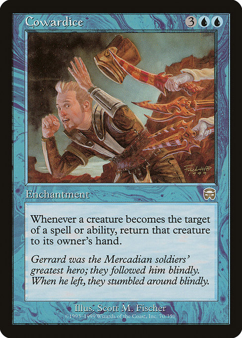 Magic the Gathering Card - Cowardice - MTG Circle