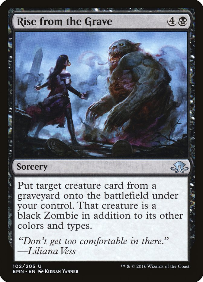 Magic the Gathering Card - Rise from the Grave - MTG Circle