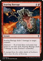 Magic the Gathering Card - Searing Barrage - MTG Circle