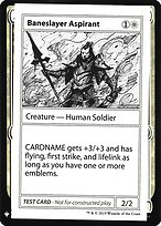 Magic the Gathering Card - Baneslayer Aspirant - MTG Circle