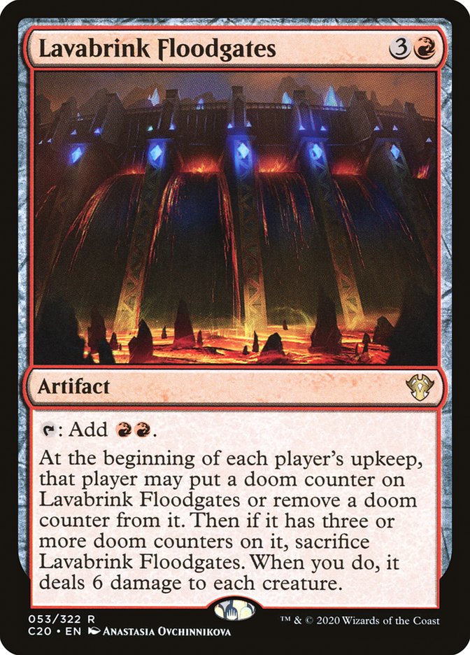 Magic the Gathering Card - Lavabrink Floodgates - MTG Circle