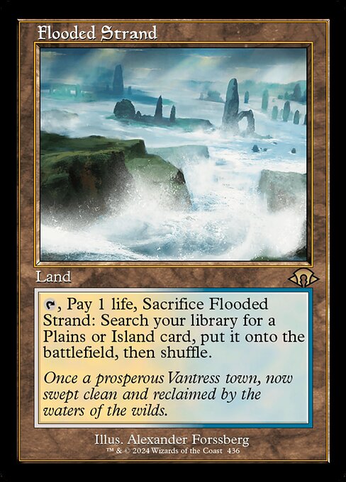 Magic the Gathering Card - Flooded Strand - MTG Circle