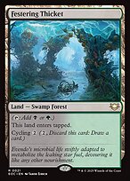 Magic the Gathering Card - Festering Thicket - MTG Circle