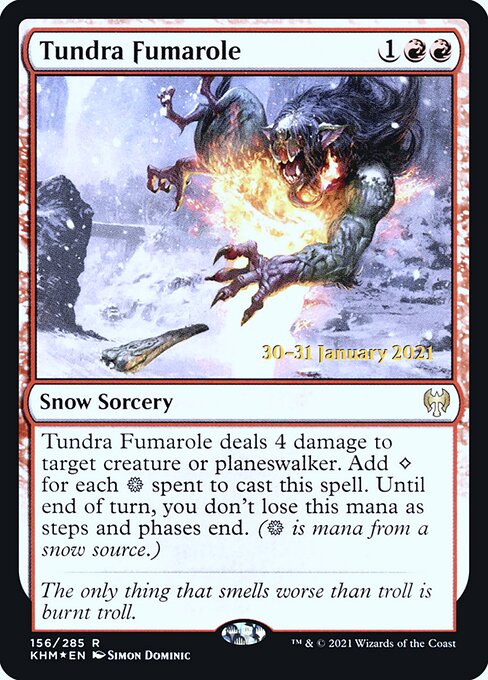 Magic the Gathering Card - Tundra Fumarole - MTG Circle