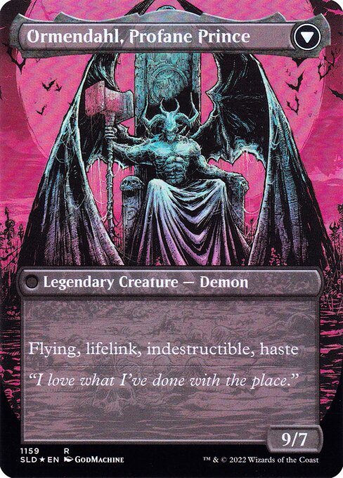 Magic the Gathering Card - Ormendahl, Profane Prince - MTG Circle