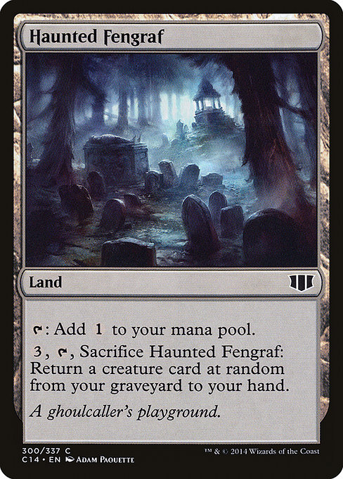 Magic the Gathering Card - Haunted Fengraf - MTG Circle