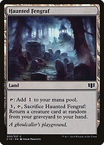 Magic the Gathering Card - Haunted Fengraf - MTG Circle