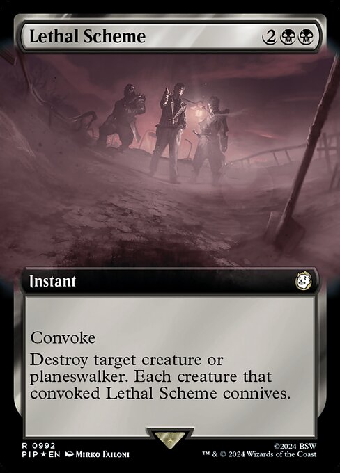 Magic the Gathering Card - Lethal Scheme - MTG Circle