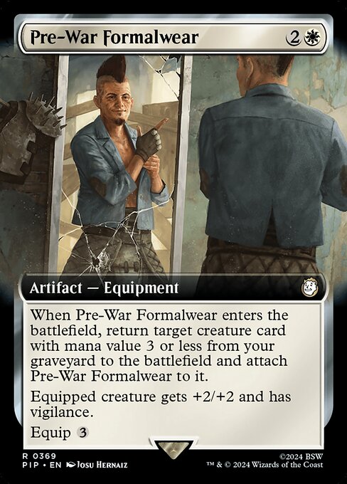 Magic the Gathering Card - Pre-War Formalwear - MTG Circle