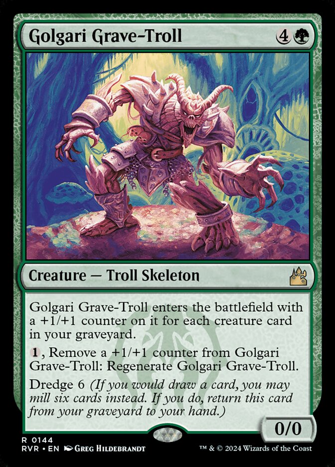 Magic the Gathering Card - Golgari Grave-Troll - MTG Circle