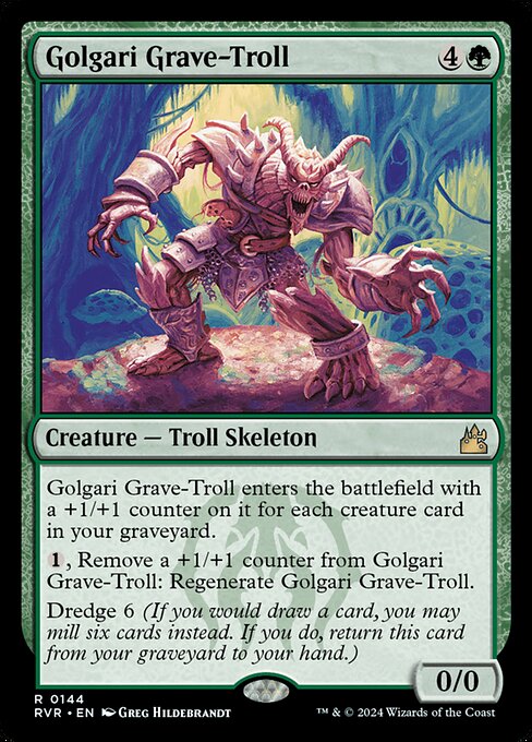 Magic the Gathering Card - Golgari Grave-Troll - MTG Circle