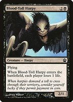 Magic the Gathering Card - Blood-Toll Harpy - MTG Circle