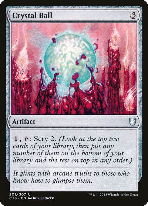 Magic the Gathering Card - Crystal Ball - MTG Circle