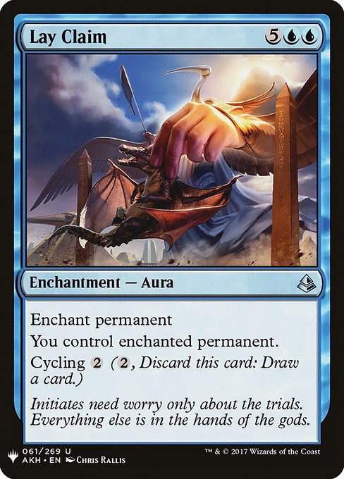 Magic the Gathering Card - Lay Claim - MTG Circle