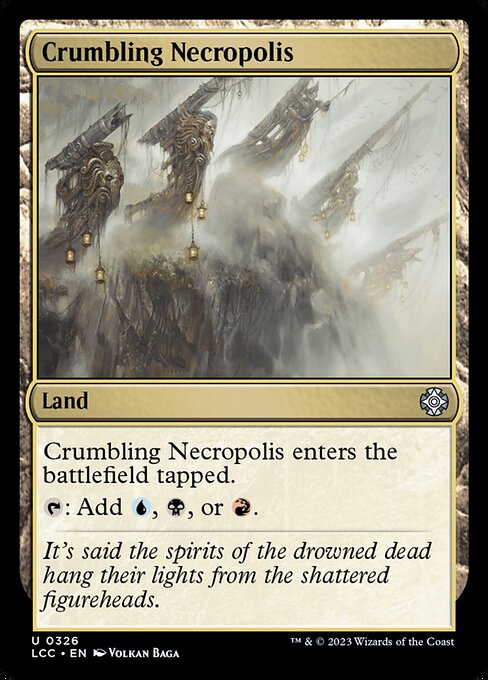 Magic the Gathering Card - Crumbling Necropolis - MTG Circle