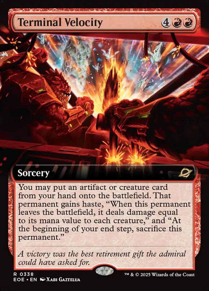 Magic the Gathering Card - Terminal Velocity - MTG Circle