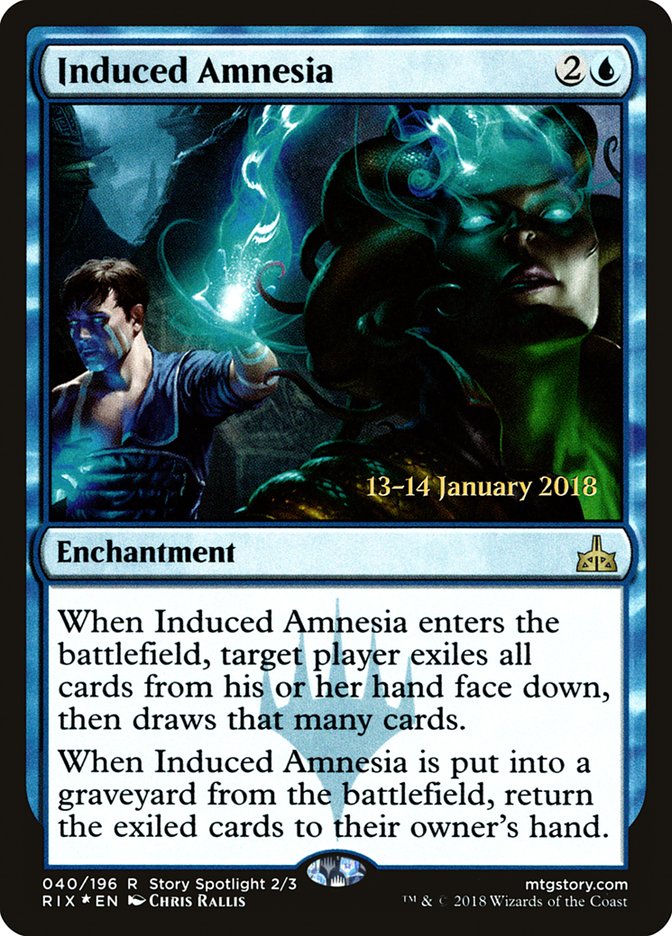 Magic the Gathering Card - Induced Amnesia - MTG Circle