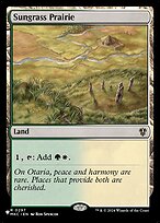 Magic the Gathering Card - Sungrass Prairie - MTG Circle