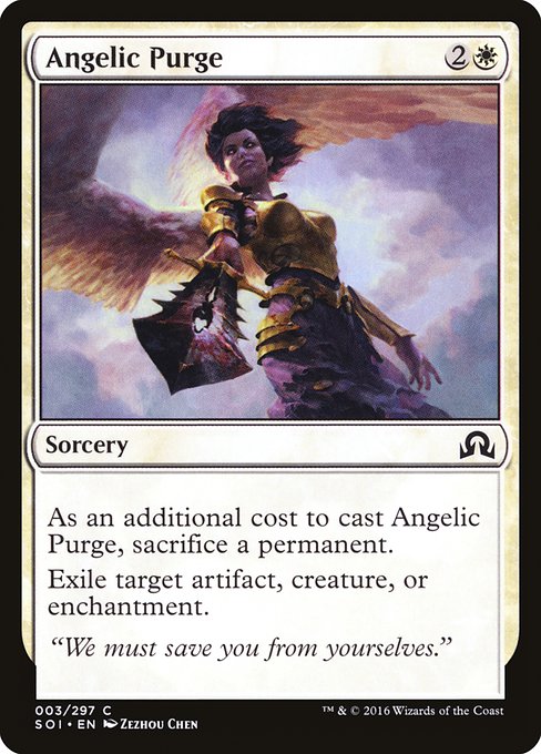 Magic the Gathering Card - Angelic Purge - MTG Circle