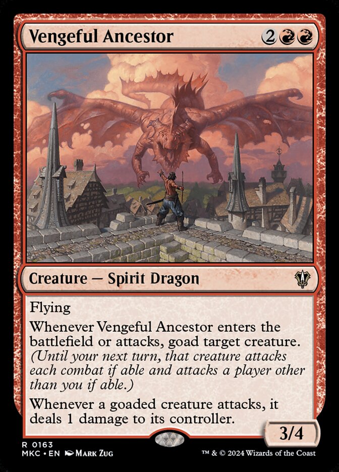 Magic the Gathering Card - Vengeful Ancestor - MTG Circle