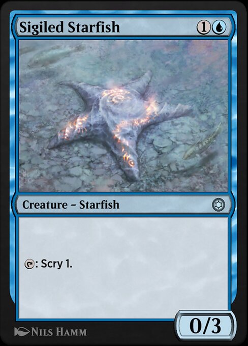 Magic the Gathering Card - Sigiled Starfish - MTG Circle