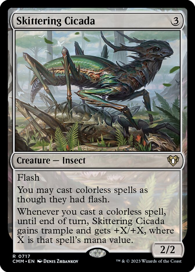 Magic the Gathering Card - Skittering Cicada - MTG Circle