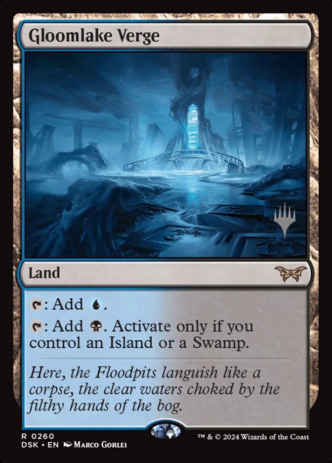 Magic the Gathering Card - Gloomlake Verge - MTG Circle