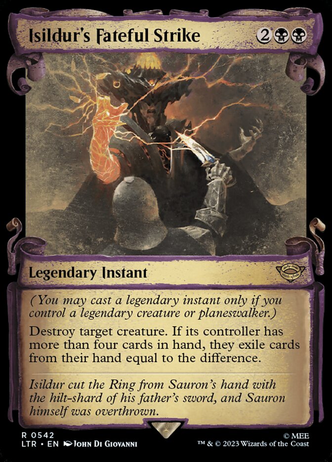 Magic the Gathering Card - Isildur's Fateful Strike - MTG Circle