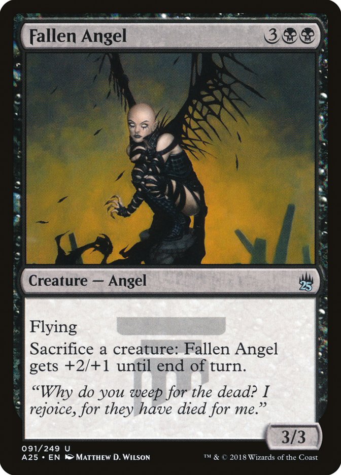 Magic the Gathering Card - Fallen Angel - MTG Circle