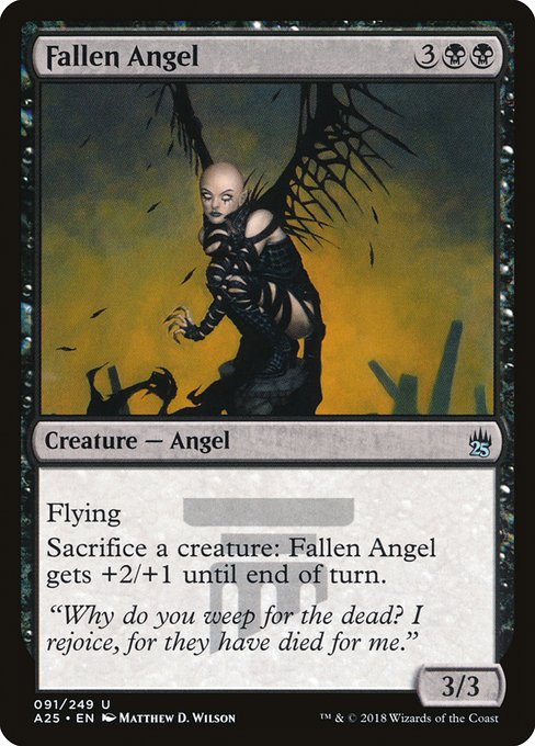 Magic the Gathering Card - Fallen Angel - MTG Circle