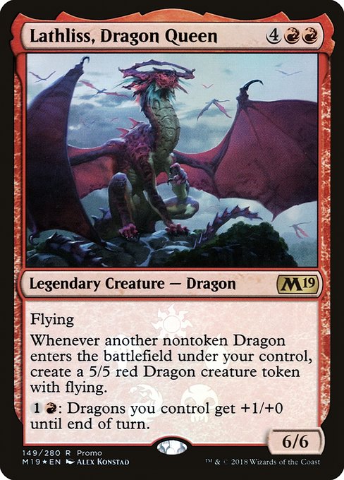 Magic the Gathering Card - Lathliss, Dragon Queen - MTG Circle