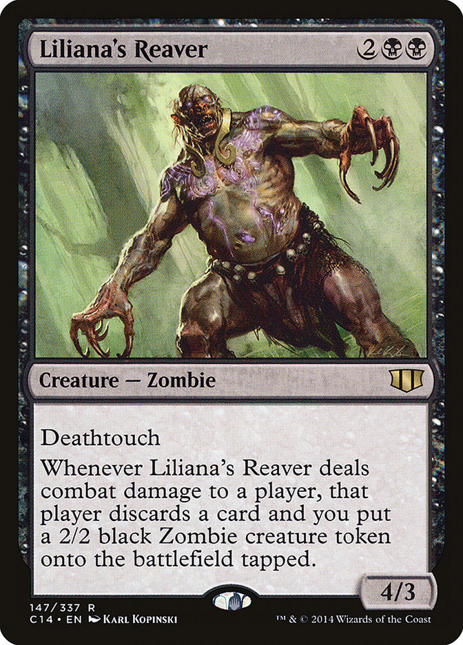 Magic the Gathering Card - Liliana's Reaver - MTG Circle