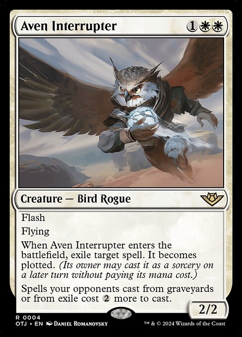 Magic the Gathering Card - Aven Interrupter - MTG Circle