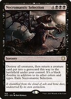 Magic the Gathering Card - Necromantic Selection - MTG Circle