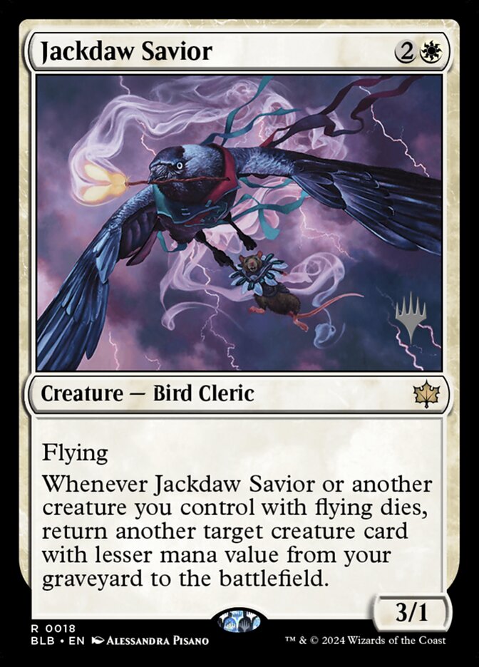 Magic the Gathering Card - Jackdaw Savior - MTG Circle