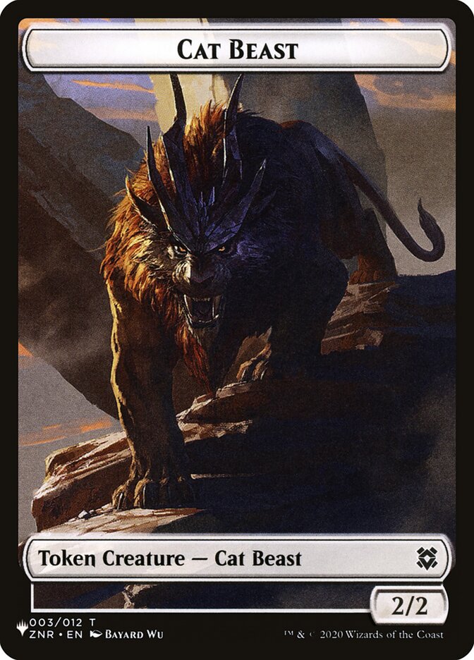 Magic the Gathering Card - Cat Beast - MTG Circle