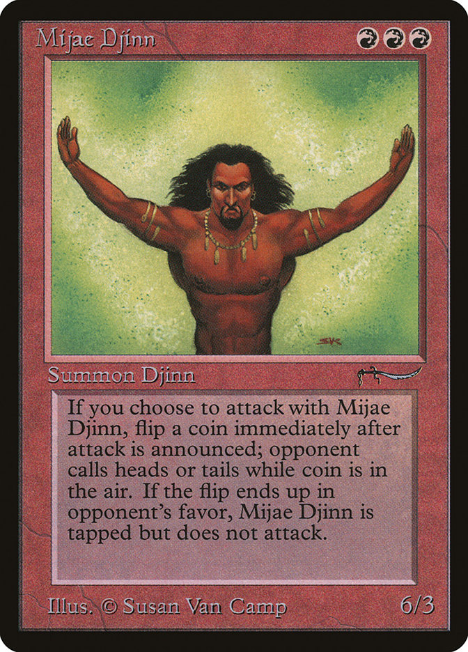Magic the Gathering Card - Mijae Djinn - MTG Circle