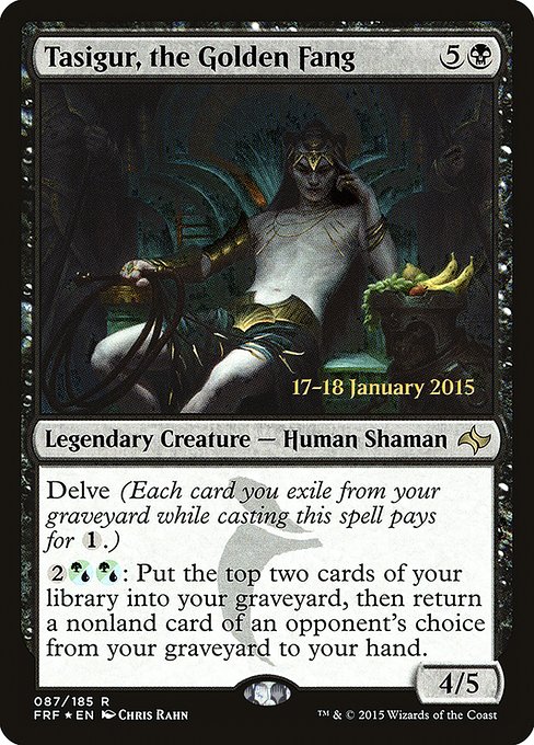 Magic the Gathering Card - Tasigur, the Golden Fang - MTG Circle