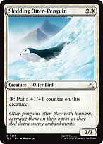 Magic the Gathering Card - Sledding Otter-Penguin - MTG Circle