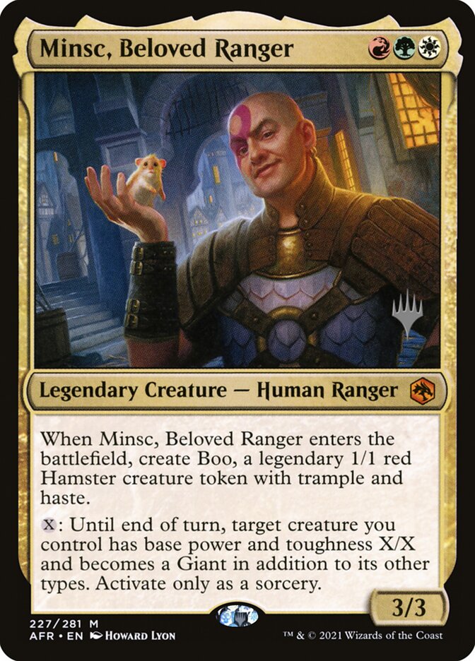 Magic the Gathering Card - Minsc, Beloved Ranger - MTG Circle