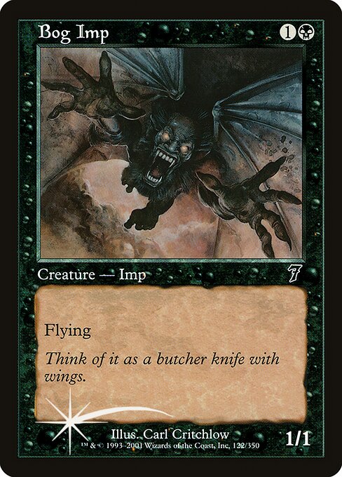 Magic the Gathering Card - Bog Imp - MTG Circle