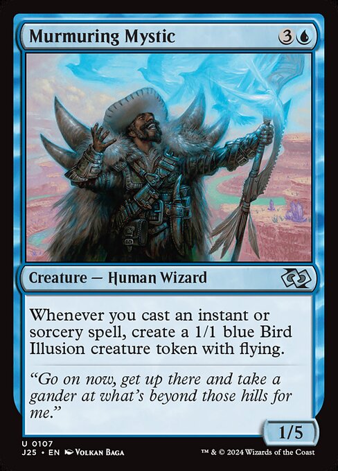 Magic the Gathering Card - Murmuring Mystic - MTG Circle