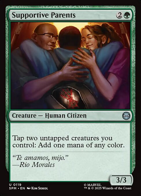 Magic the Gathering Card - Supportive Parents - MTG Circle