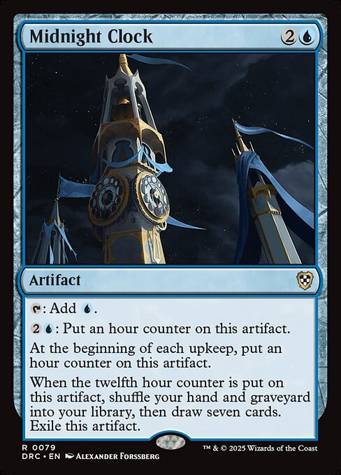 Magic the Gathering Card - Midnight Clock - MTG Circle