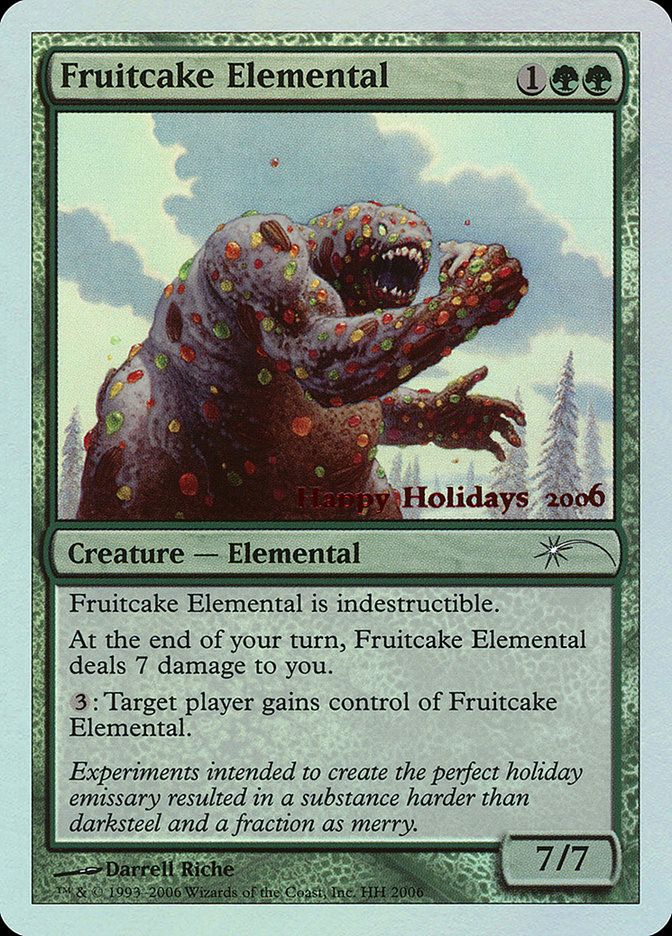 Magic the Gathering Card - Fruitcake Elemental - MTG Circle
