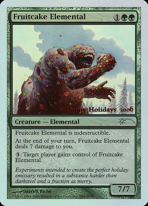 Magic the Gathering Card - Fruitcake Elemental - MTG Circle