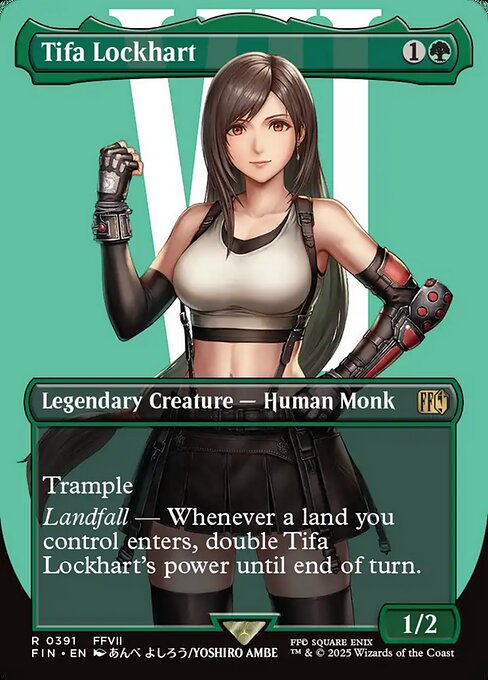 Magic the Gathering Card - Tifa Lockhart - MTG Circle