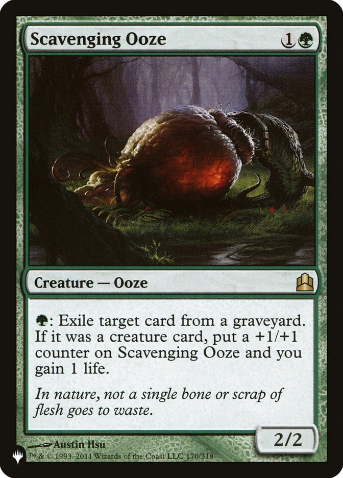 Magic the Gathering Card - Scavenging Ooze - MTG Circle