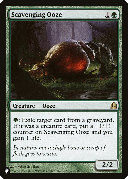 Magic the Gathering Card - Scavenging Ooze - MTG Circle
