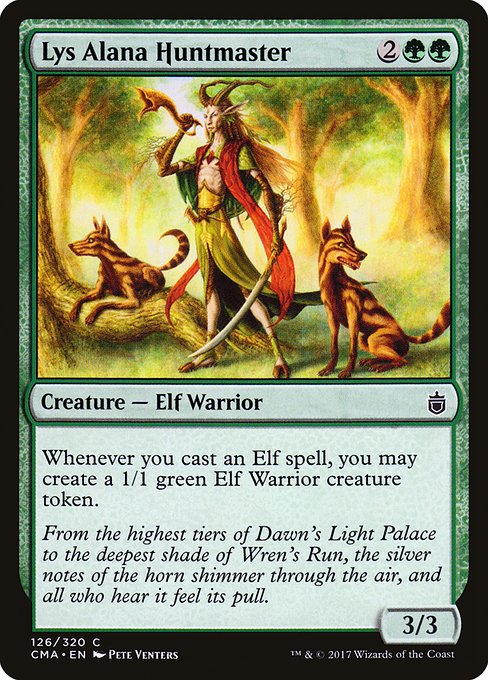 Magic the Gathering Card - Lys Alana Huntmaster - MTG Circle